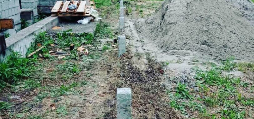 Фундамент на забивных ЖБ сваях